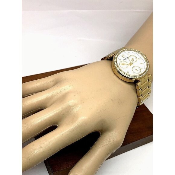 Kenneth Cole Women's Watch KC50735008 Quartz Mother of Pearl White Dial Gold - Picture 5 of 13